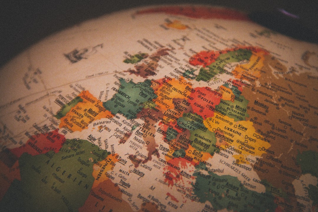 map of the world. most popular cities for serviced apartments and business travel