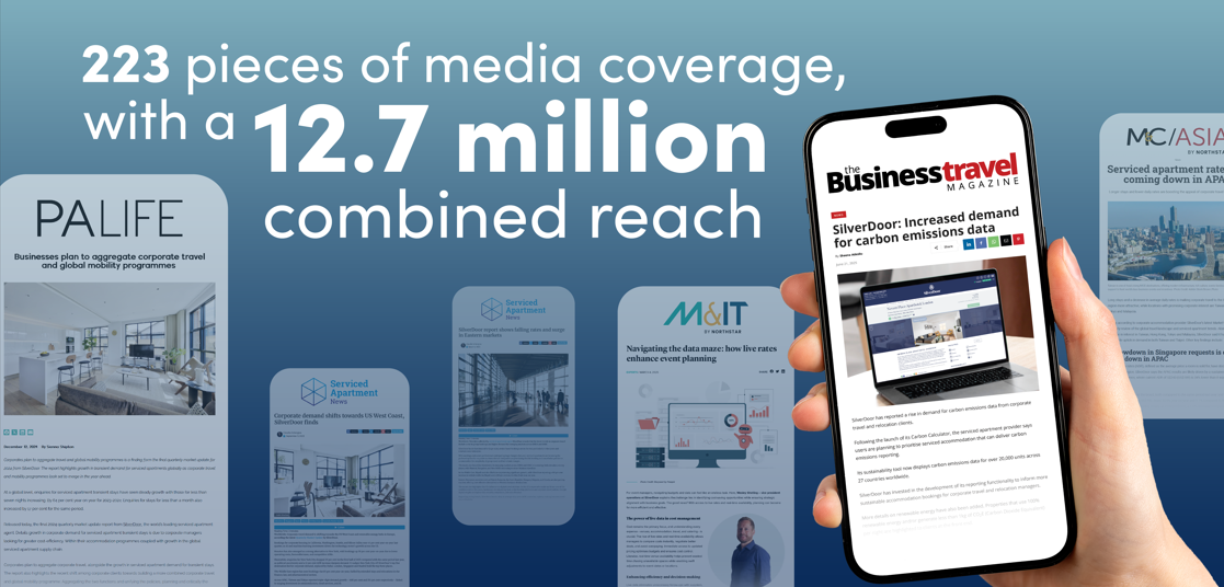 223 pieces of media coverage With a whopping 12.7 million combined reach graphic.