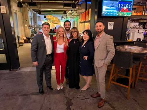 SilverDoor’s Richard Franco, Angela Mooney Barefield, Stephen Homesy, Tina Rosenberg, Chelsea Costa and Fernando Knapp at CHPA 2026