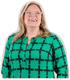 SilverDoor's Cara Lingle with coloured outline