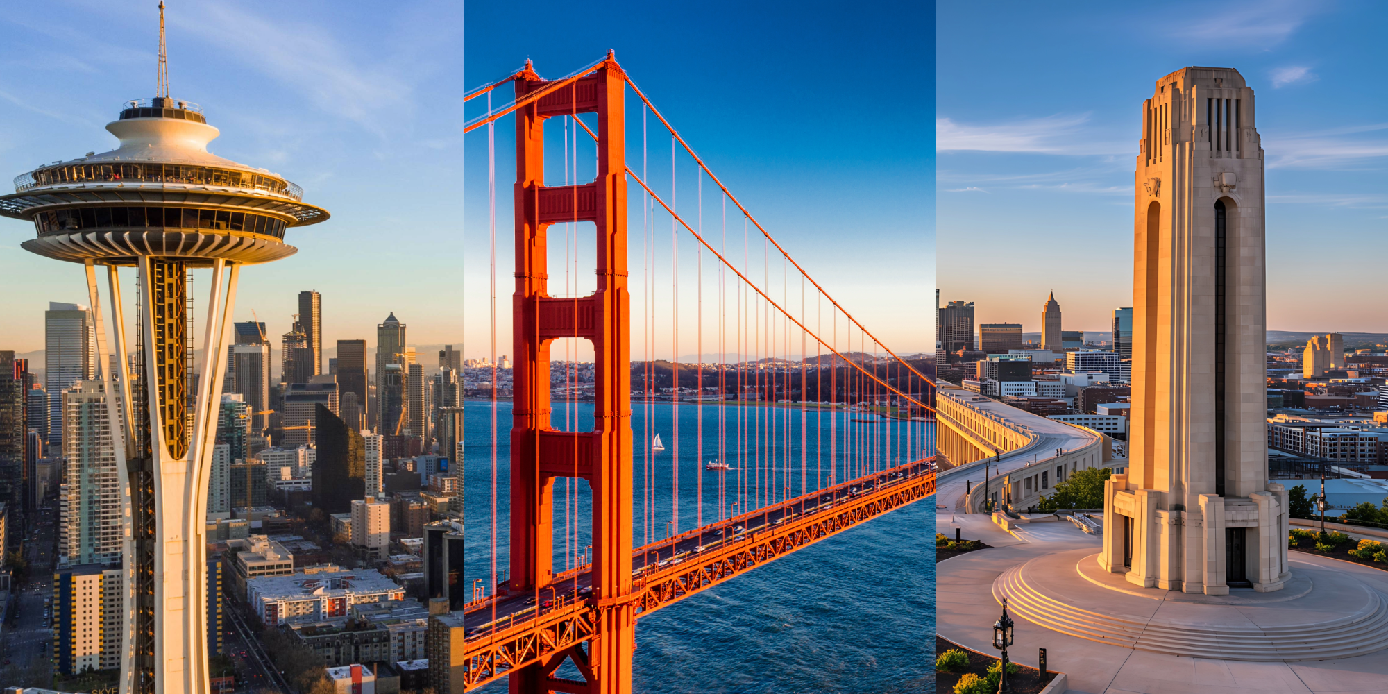 Seattle, San Francisco and Kansas City