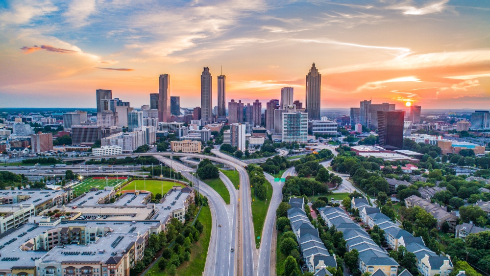 Pictured: Atlanta at Night