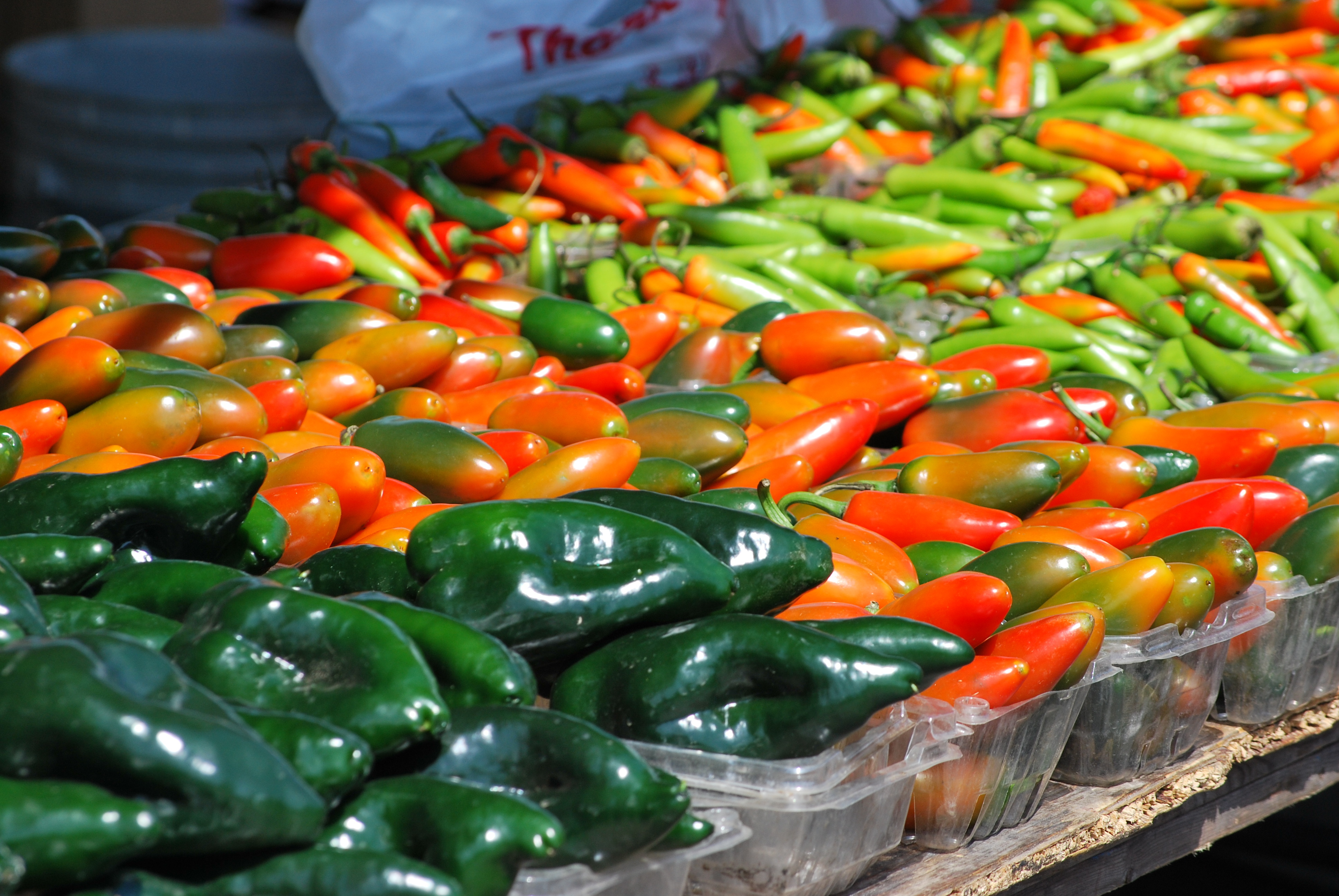 Hot peppers featured in Tex Mex cusisine