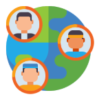 Cultural Context icon of world