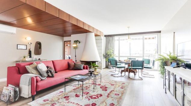 Living room at Eixample Borrell Apartment