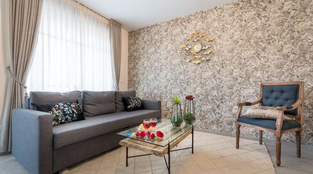 Living area at Yehuda Hehasid Apartment
