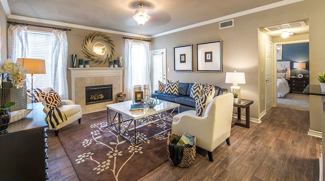 Living room at Kingsboro Place