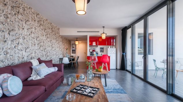 Living room at Florentine Apartment