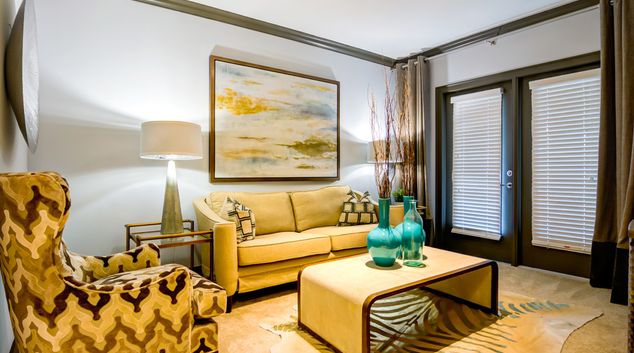 Living area at Marq 8 Apartment