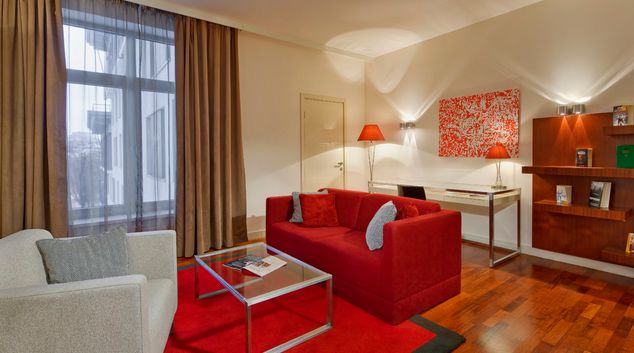 Living room at Mamaison All-Suites Spa Hotel Pokrovka