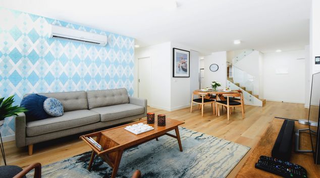 Living room at Hampton Lookout Apartment