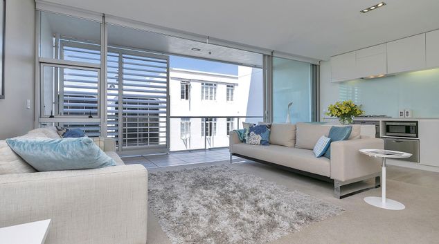 Living area at City Living Apartment, St Marys Bay, Auckland