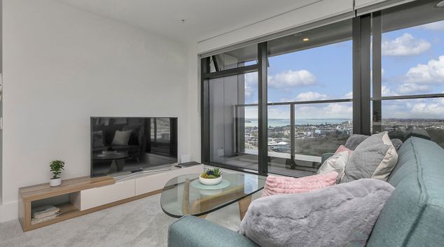 Living area at Auckland Views, Centre, Auckland