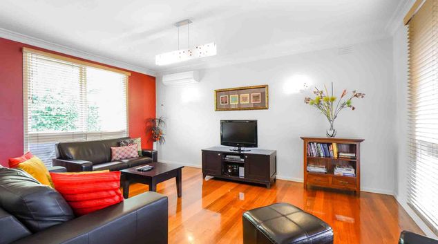 Living area at Bay Road Apartment, Sandringham, Melbourne