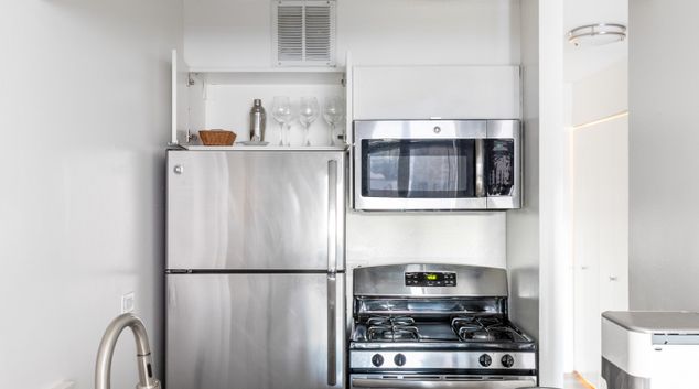 Kitchen at 20 East Scott Street Apartment