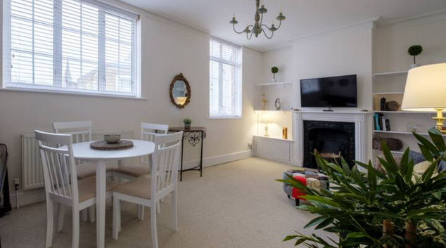 Living area at Star Apartment, Ryde, Isle of Wight