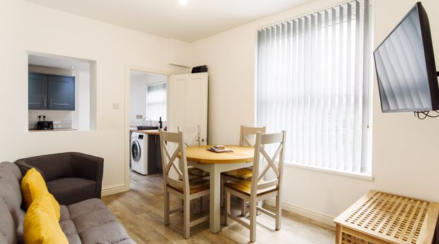 Living area at Caerau Gardens Apartment, Centre, Newport