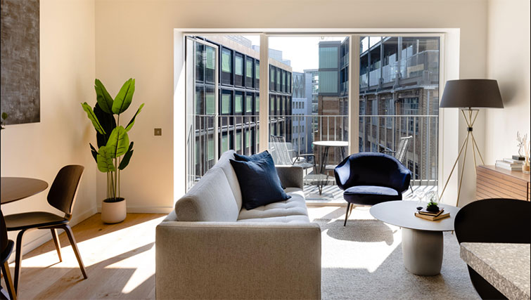 Sofa at Verso, Southwark, London