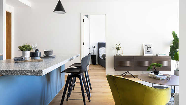Breakfast bar at Verso, Southwark, London