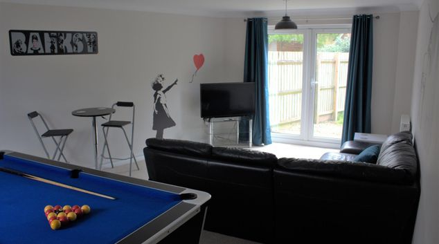 Living room at Finch House, Redhill, Hereford