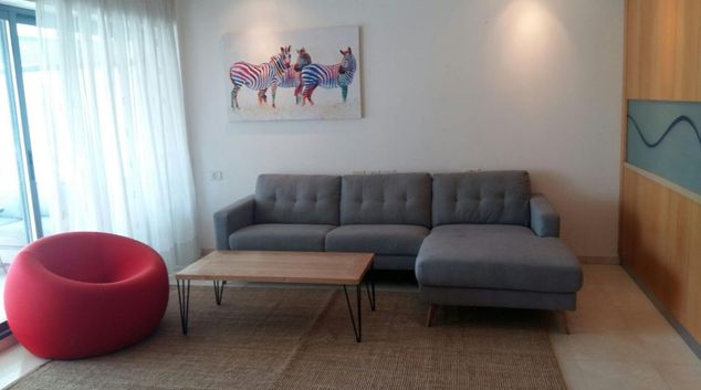 Living room at Marina Towers, Herzliya, Tel Aviv