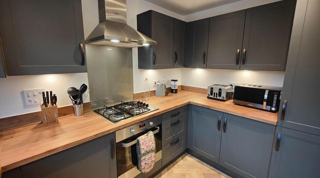Kitchen facilities at Saxon Corner, Centre, Emsworth