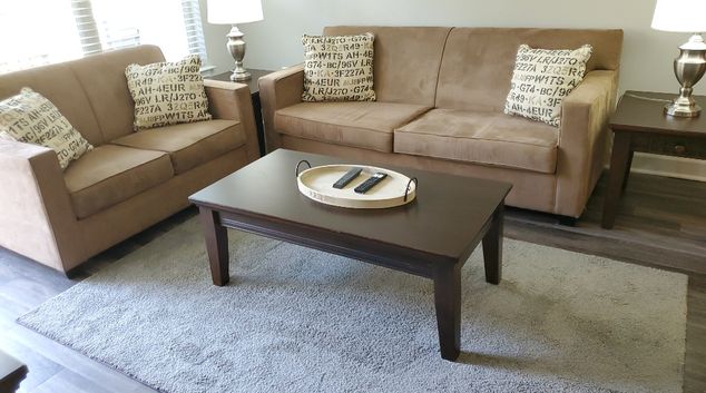 Living room at Bell Perimeter Center, Perimeter Center, Atlanta