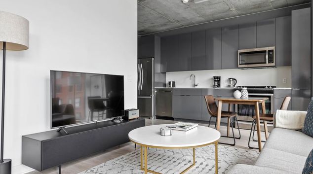 Living room at 3Eleven Chicago, River North, Chicago