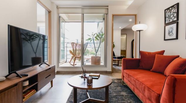 Living Room at Polanco Homero