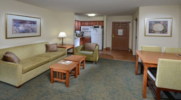 Living area at Staybridge Suites Raleigh-Durham Apt-Morrisville