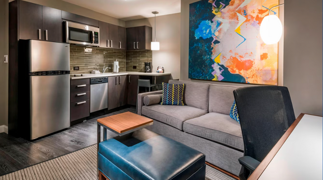 Living area Residence Inn by Marriott Jersey City, Center, Jersey City