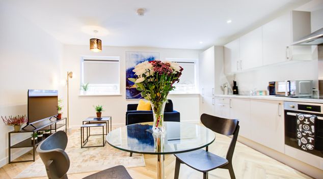 Kitchen at Living at Mitcham - Hybrid Resi, Mitcham, London