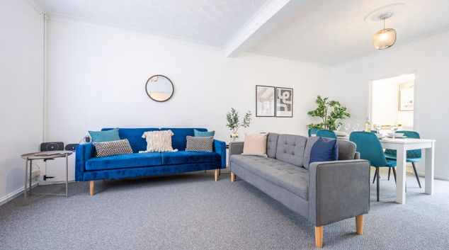 Living area at Clayton Street, Barnardtown, Newport