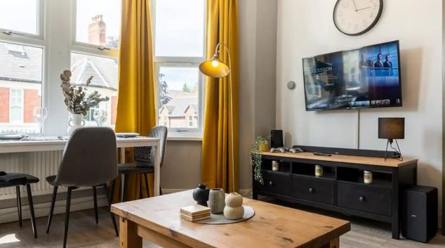 Living room at Balaclava Road by Mia Partners, Plasnewydd, Cardiff