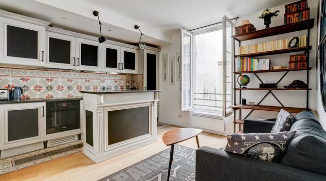 Kitchen 1 bed at Rue de Sèvres 89, 6th Arr, Paris