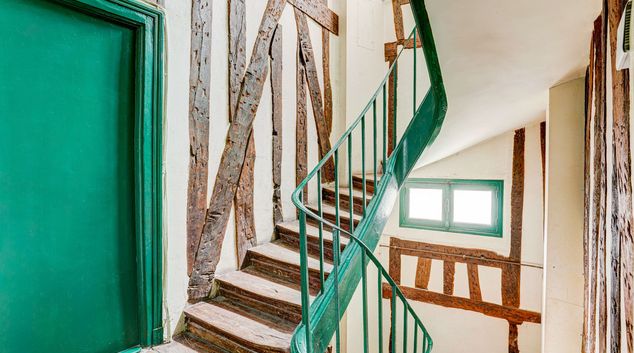 Stairs at Rue de Sèvres 89, 6th Arr, Paris
