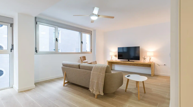 Living room at 36 Canaria Apartment, Gran Canaria, Canary Islands