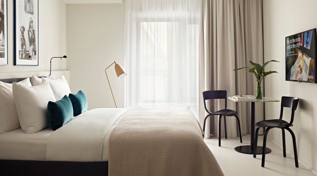 Bed at Numa Berlin Savi, Güntzelkiez, Berlin