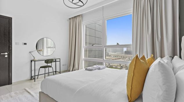 Bedroom at Horizon E1 & E2, Tamouh, Abu Dhabi