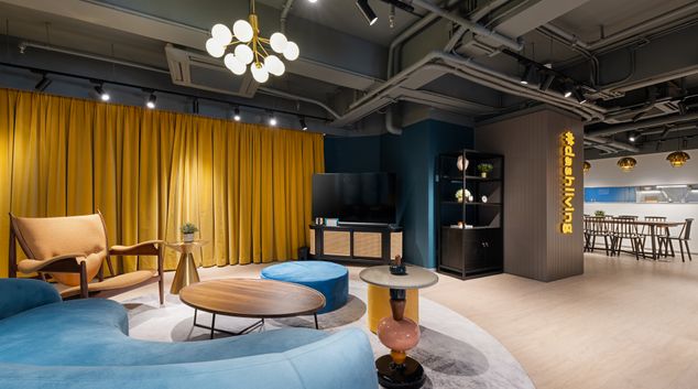 Residents Lounge at Dash Living on Hollywood, Central, Hong Kong