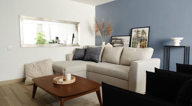 Living room at Elbe Views, Cuauhtemoc, Mexico City