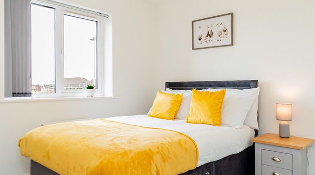 Bedroom at Azure Close, Overslade, Rugby