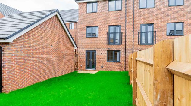 Garden at Azure Close, Overslade, Rugby
