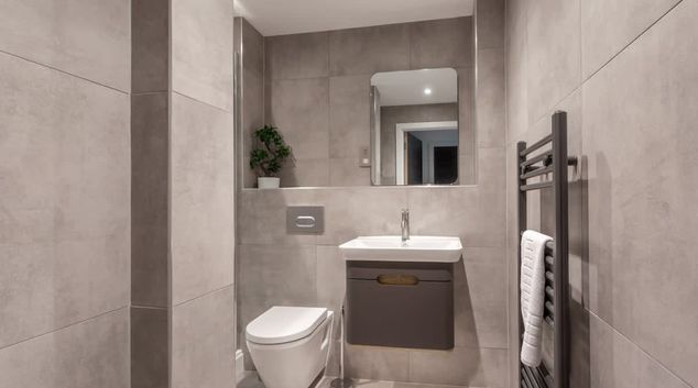 Bathroom at York Apartments, Layerthorpe, York