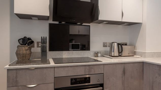 Kitchen at York Apartments, Layerthorpe, York