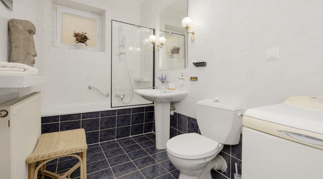Bathroom at Sengera Cichego 4/4, Natolin, Warsaw