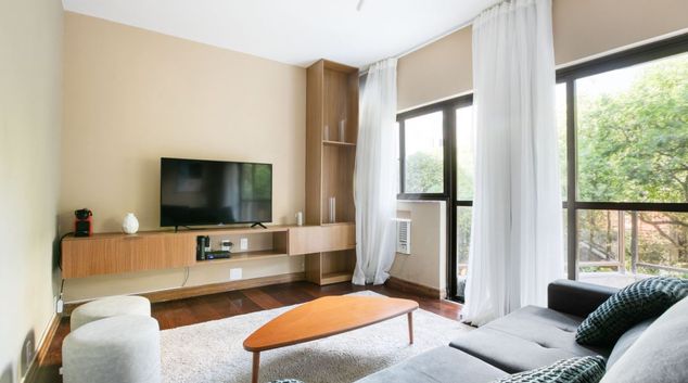 Living room at R. Nascimento Silva, Ipanema, Rio de Janeiro