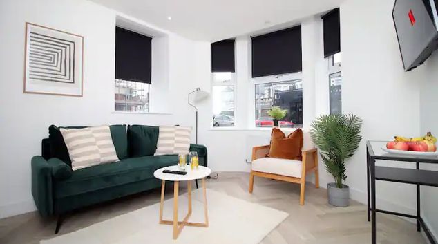 Living room at Whitchurch Road by Mia Partners, Mynachdy, Cardiff