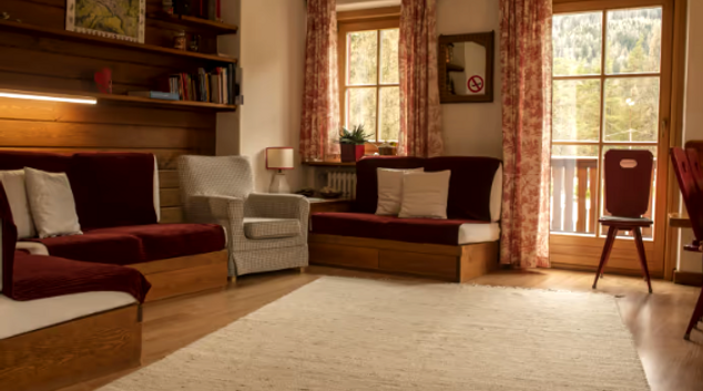Living area at Masito One, Centre, Cortina d'Ampezzo