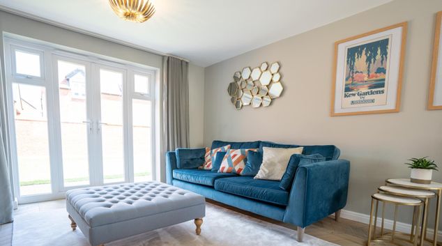 Living room at Fakenham House, Centre, Bicester